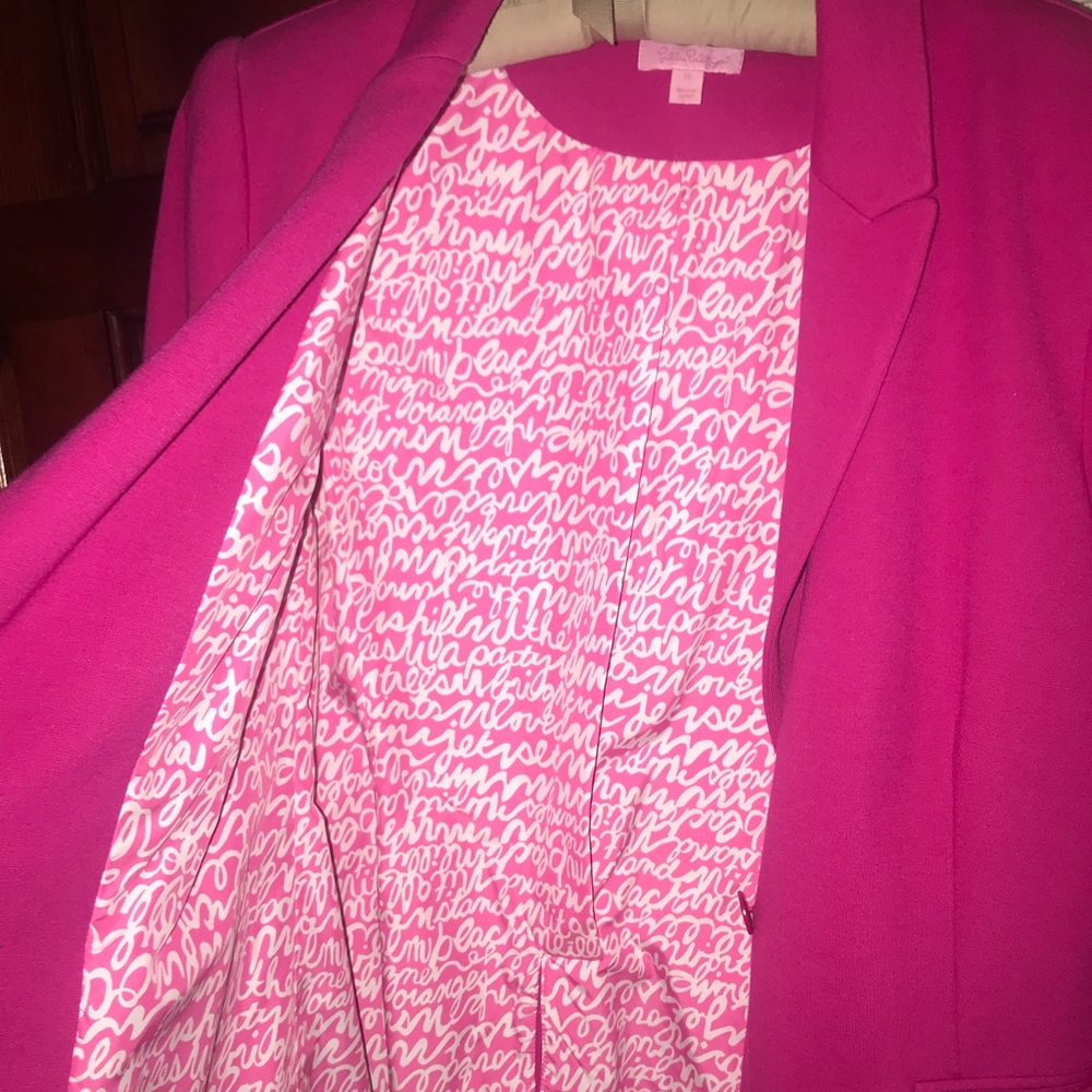 Lilly Pulitzer blazer pink